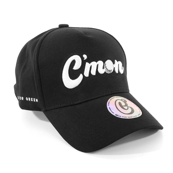 Black C'mon Badge Cap