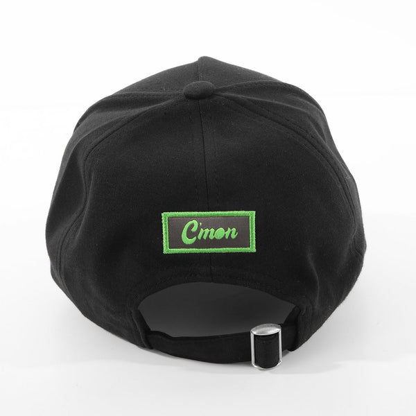 Black C'mon Badge Cap