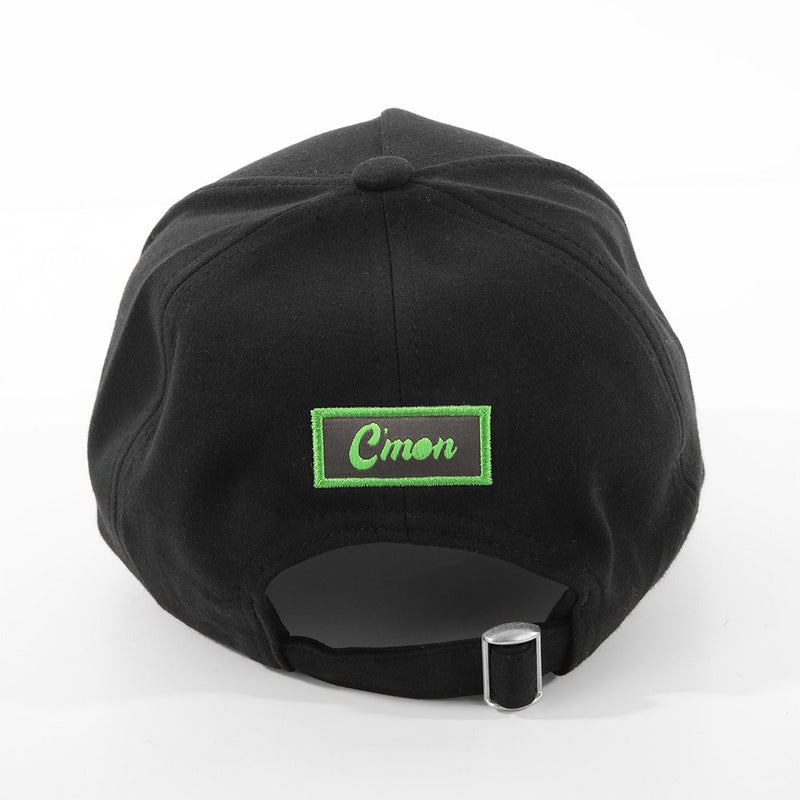 Black C'mon Badge Cap