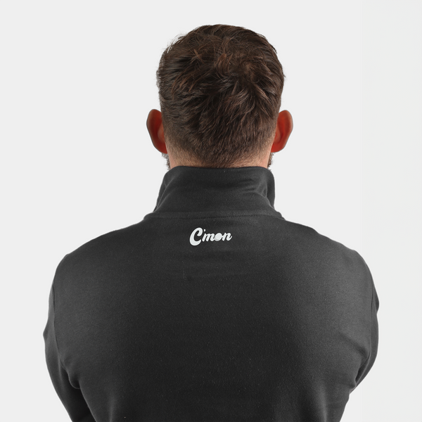 Black 1/4 Zip Sweatshirt