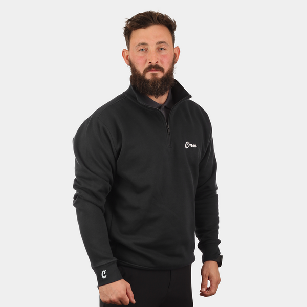 Black 1/4 Zip Sweatshirt