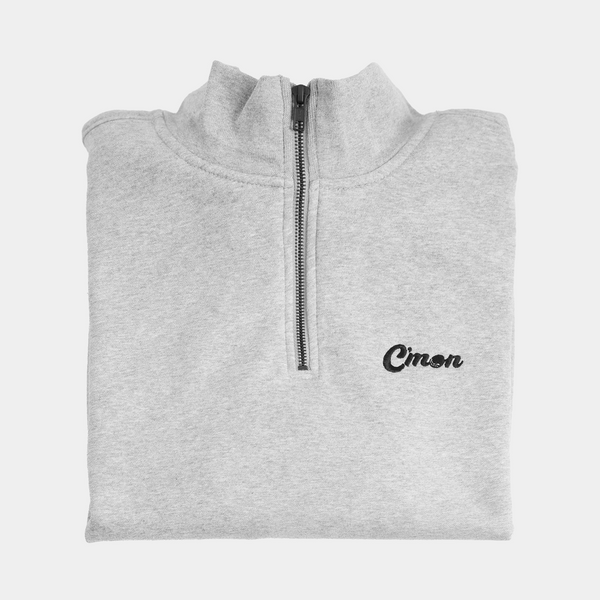 Grey 1/4 Zip Sweatshirt