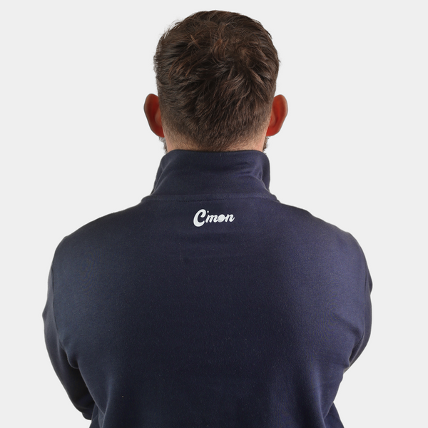 Navy 1/4 Zip Sweatshirt