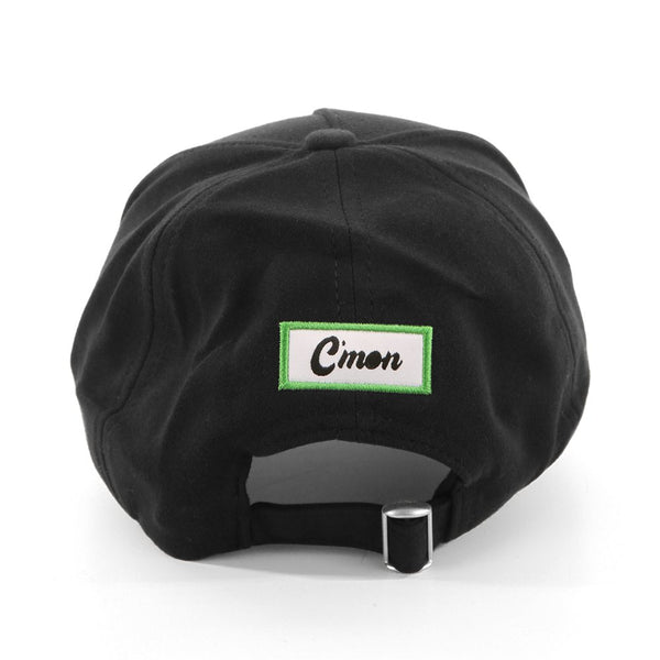 Contrast Black & White C' Badge Cap