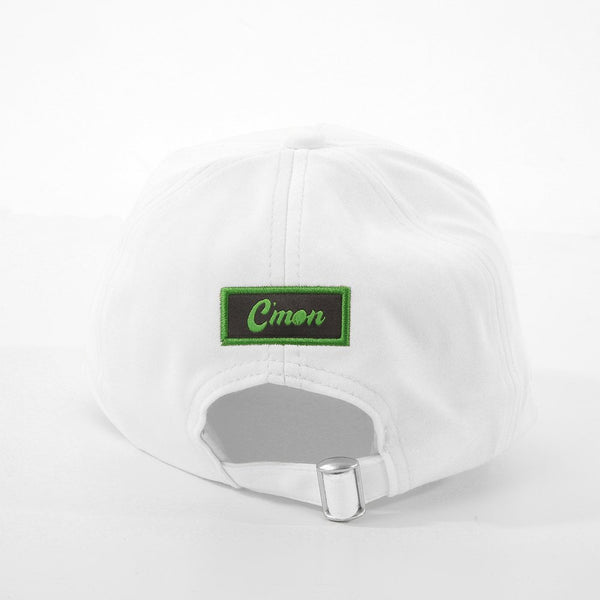 White C'mon Badge Cap