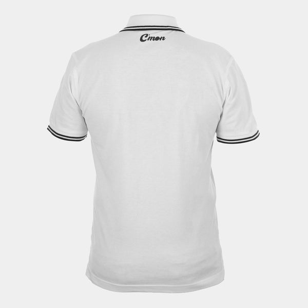 White and Black Tipped Polo