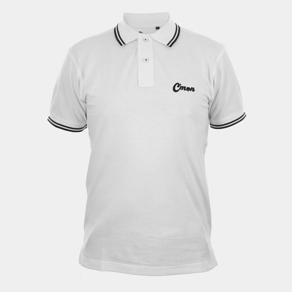 White and Black Tipped Polo